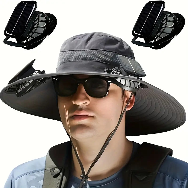 Zaironn™ – Chapeau solaire avec double ventilation intégrée