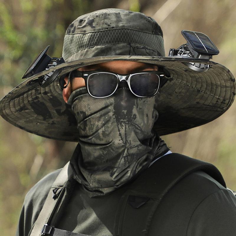 Zaironn™ – Chapeau solaire avec double ventilation intégrée
