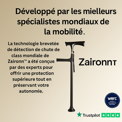 Zaironn™ - Canne de marche verticale
